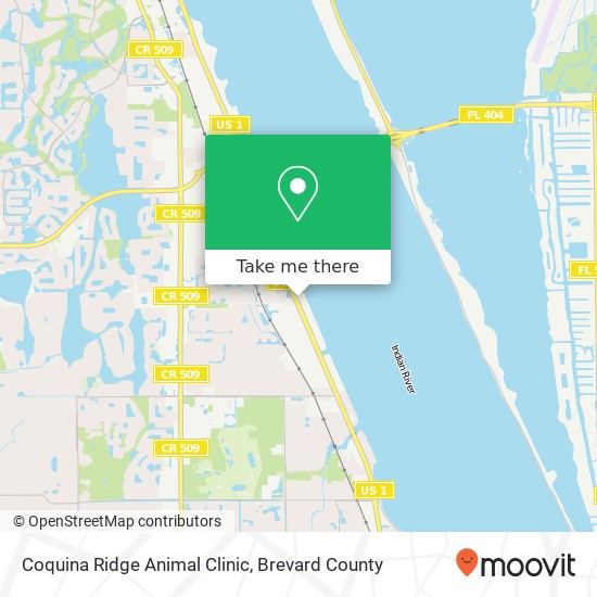 Coquina Ridge Animal Clinic map