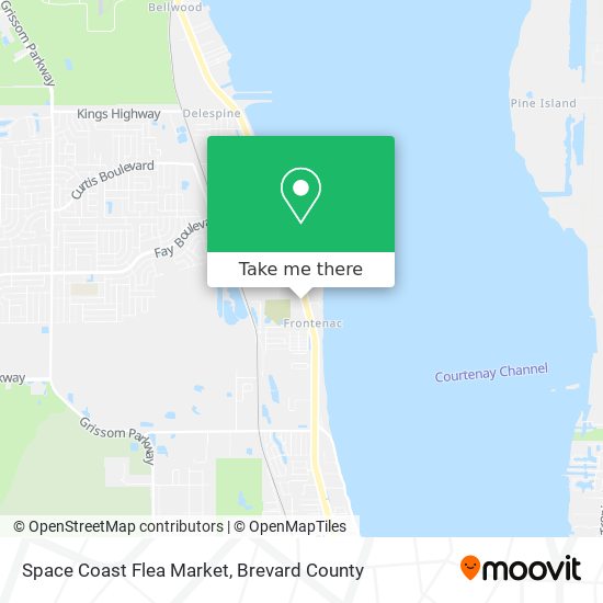 Mapa de Space Coast Flea Market