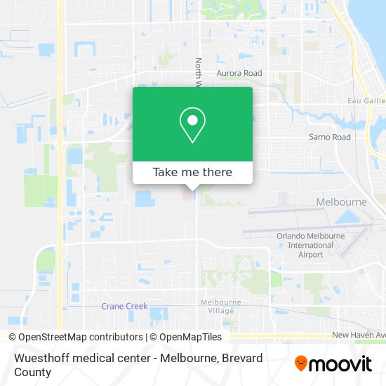 Mapa de Wuesthoff medical center - Melbourne