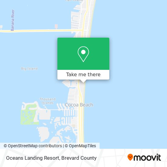 Mapa de Oceans Landing Resort