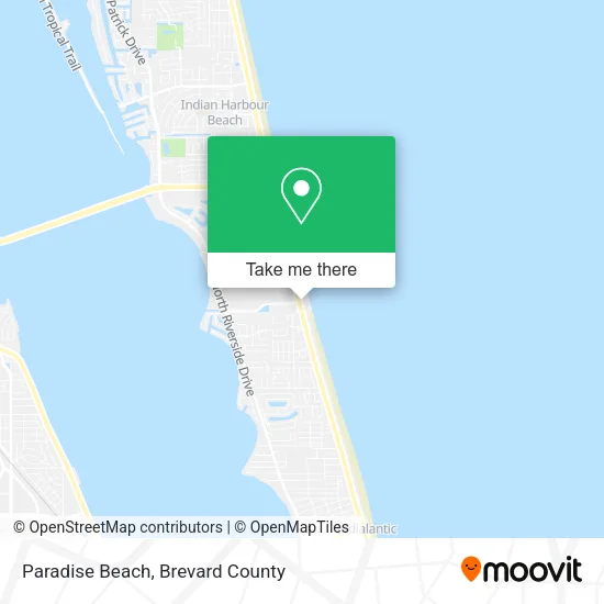 Paradise Beach map