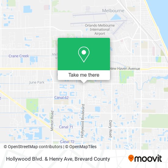 Mapa de Hollywood Blvd. & Henry Ave