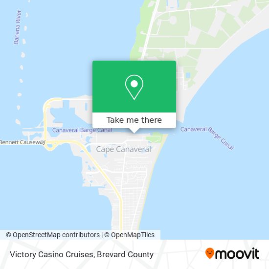 Victory Casino Cruises map
