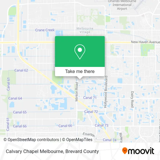 Calvary Chapel Melbourne map