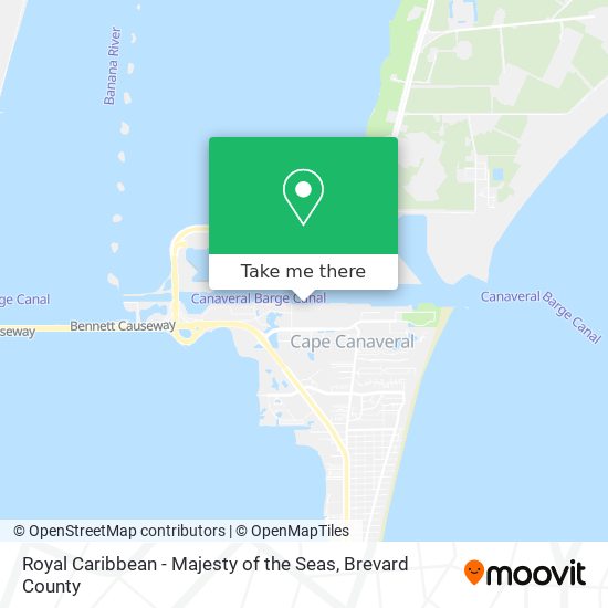 Mapa de Royal Caribbean - Majesty of the Seas