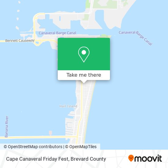 Mapa de Cape Canaveral Friday Fest