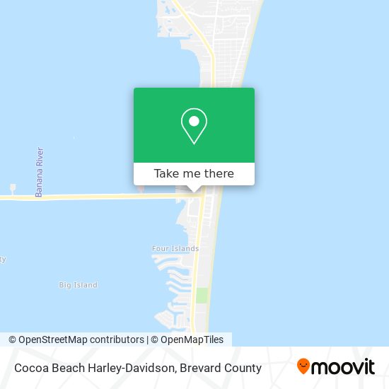 Mapa de Cocoa Beach Harley-Davidson
