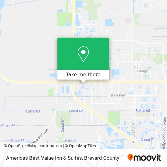 Mapa de Americas Best Value Inn & Suites