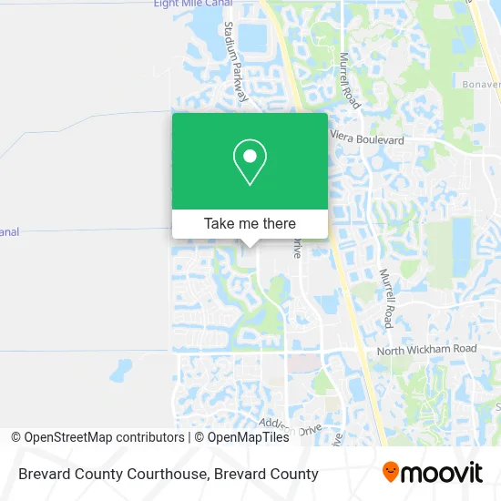 Brevard County Courthouse map