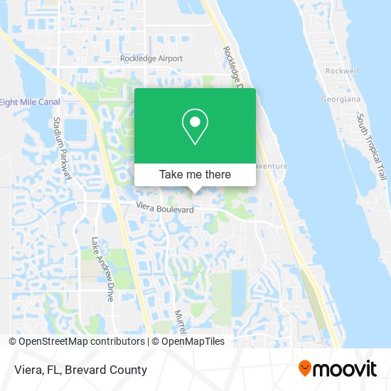 Mapa de Viera, FL