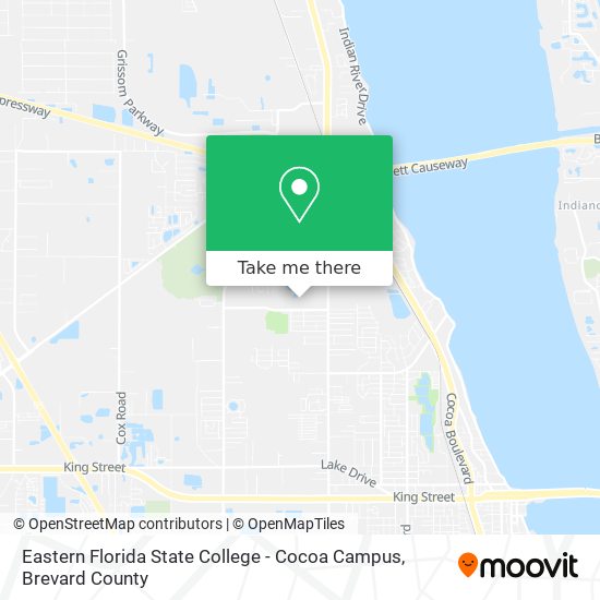 Eastern Florida State College - Cocoa Campus map