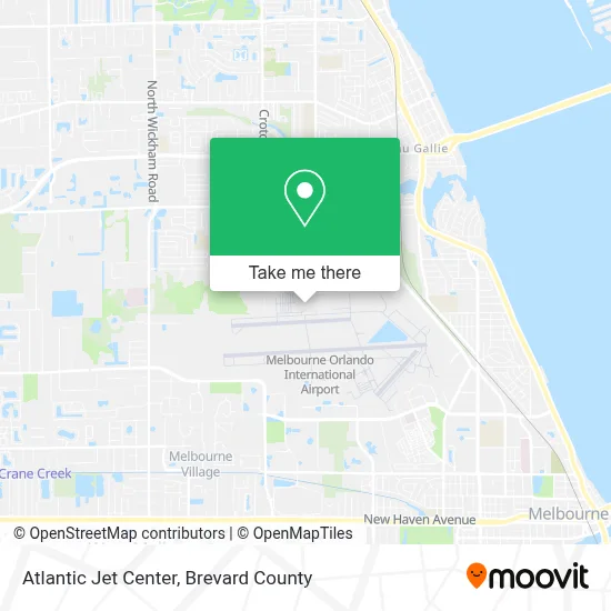 Atlantic Jet Center map