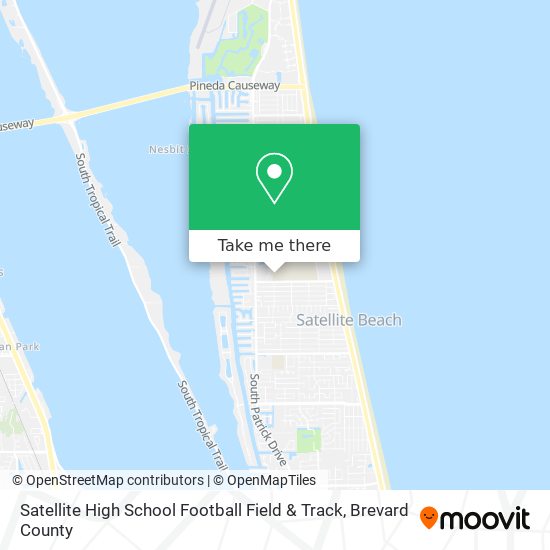 Mapa de Satellite High School Football Field & Track