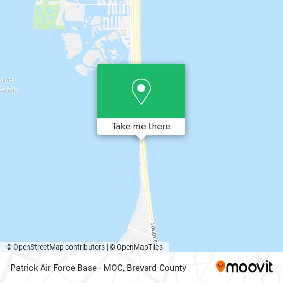 Patrick Air Force Base - MOC map