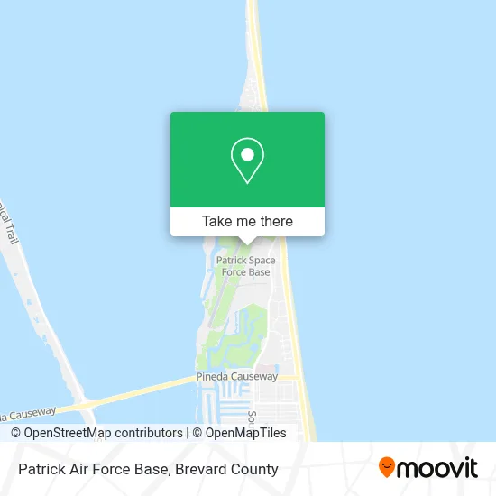 Patrick Air Force Base map