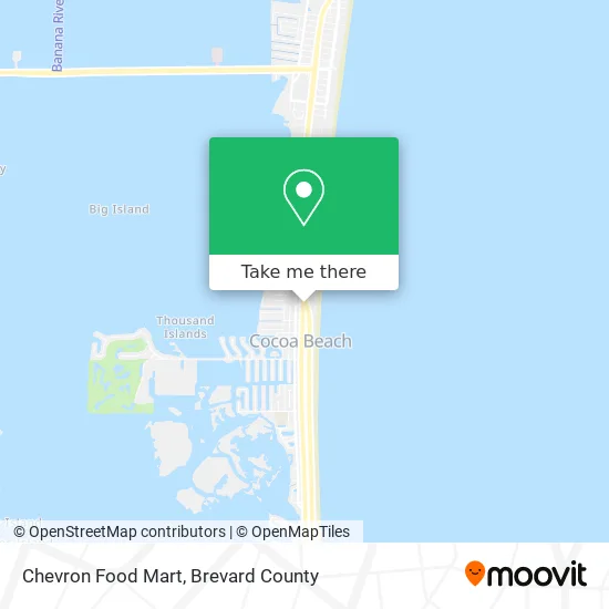 Chevron Food Mart map