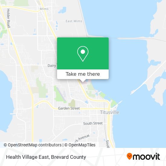 Health Village East map