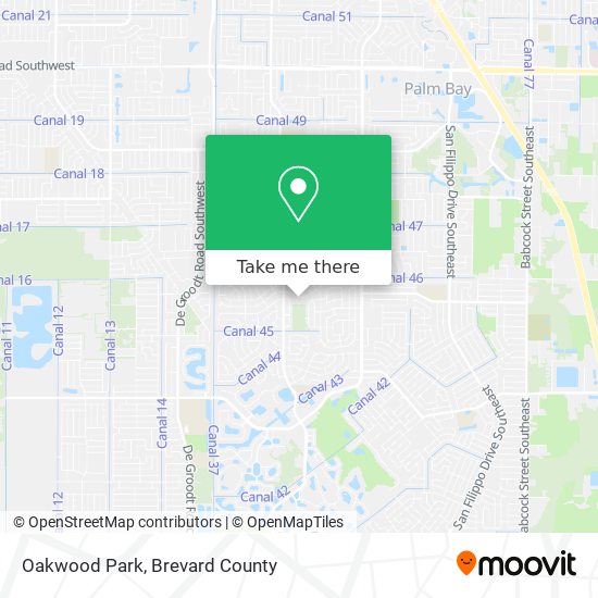 Mapa de Oakwood Park