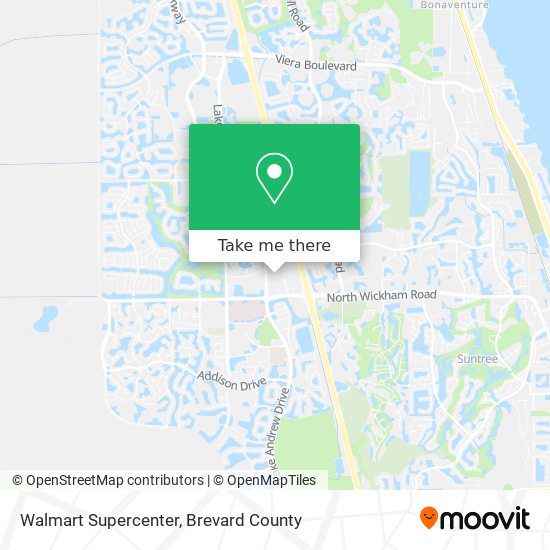 Walmart Supercenter map