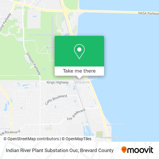 Indian River Plant Substation Ouc map