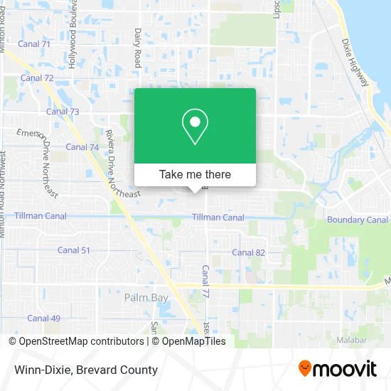 Winn-Dixie map