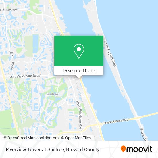 Riverview Tower at Suntree map