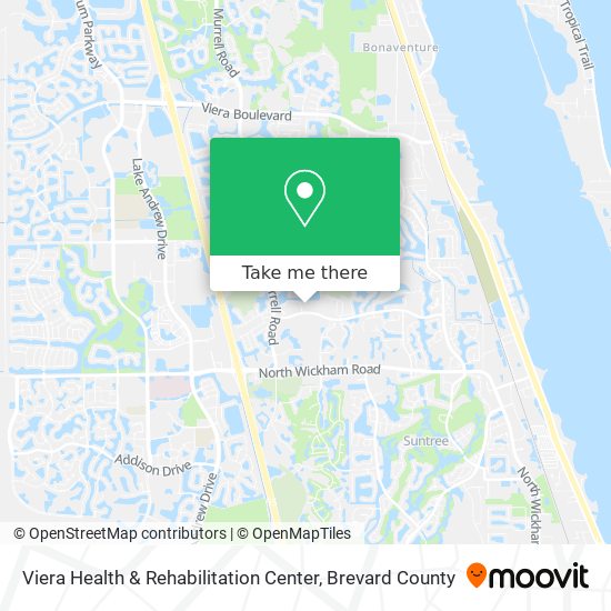 Viera Health & Rehabilitation Center map