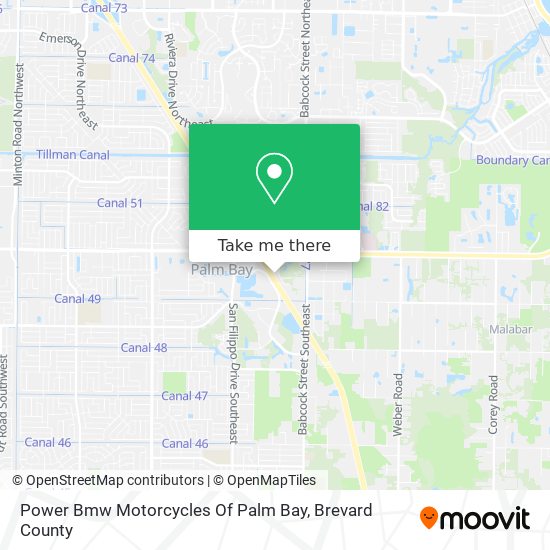 Mapa de Power Bmw Motorcycles Of Palm Bay