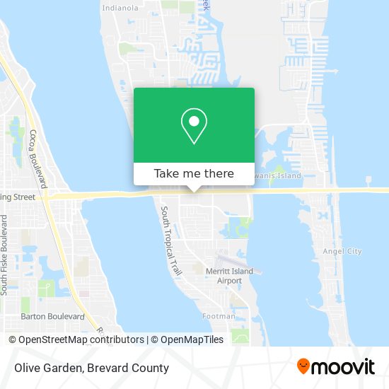 Olive Garden map