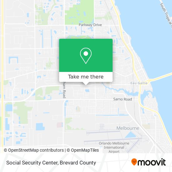 Social Security Center map