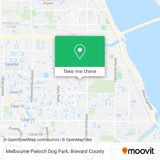 Mapa de Melbourne Pieloch Dog Park