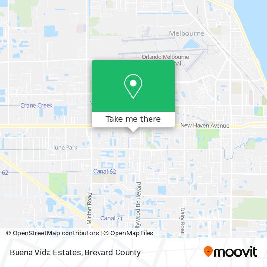 Buena Vida Estates map