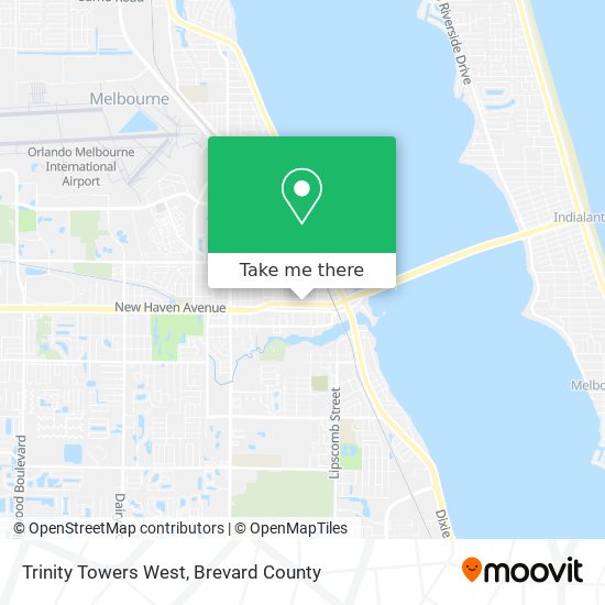 Trinity Towers West map