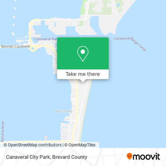 Canaveral City Park map