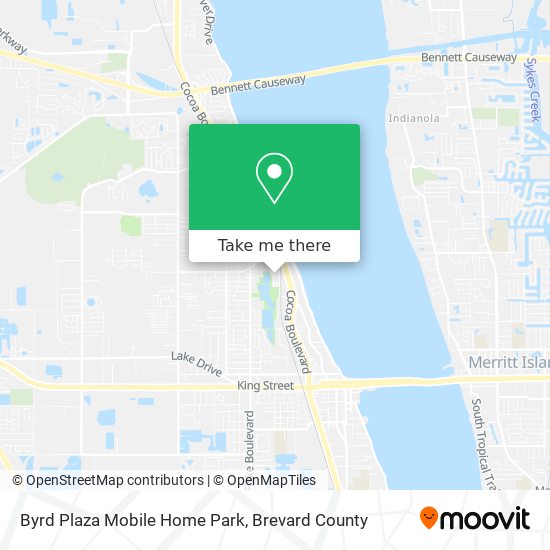 Mapa de Byrd Plaza Mobile Home Park