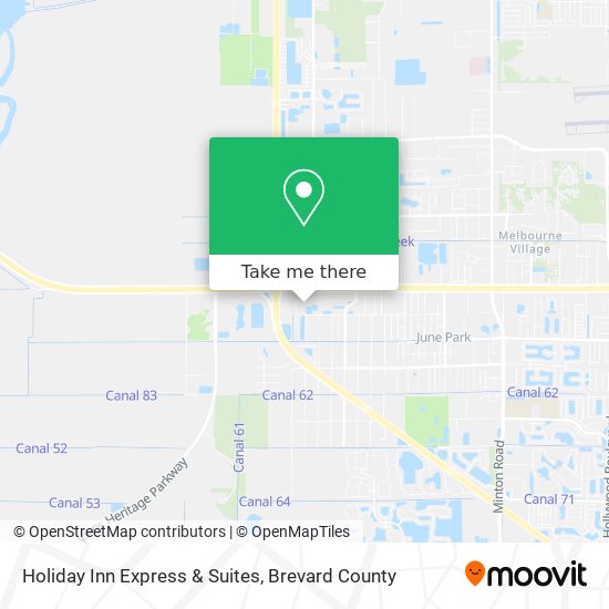 Mapa de Holiday Inn Express & Suites