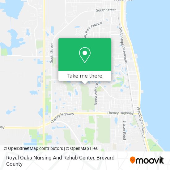 Royal Oaks Nursing And Rehab Center map