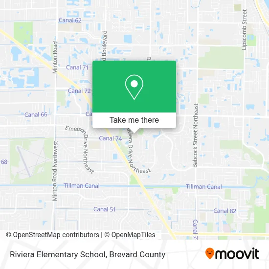 Riviera Elementary School map