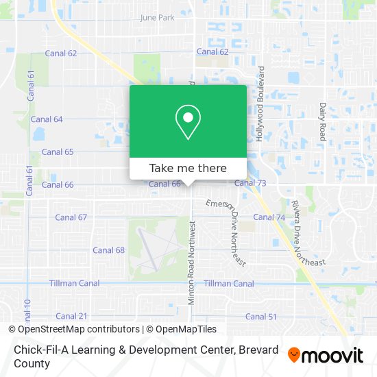 Mapa de Chick-Fil-A Learning & Development Center