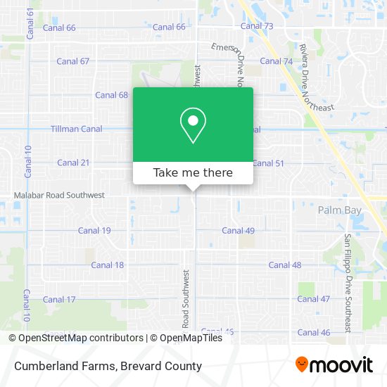 Mapa de Cumberland Farms