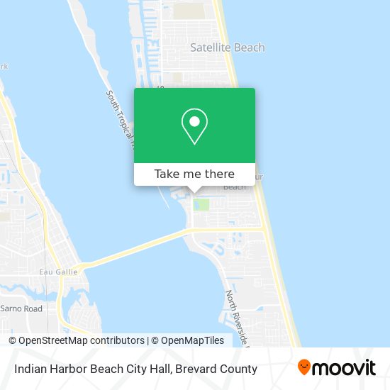 Mapa de Indian Harbor Beach City Hall