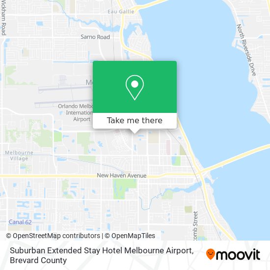 Suburban Extended Stay Hotel Melbourne Airport map