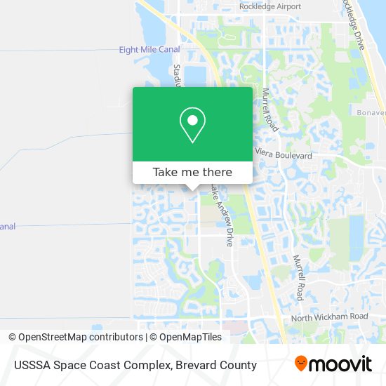 Mapa de USSSA Space Coast Complex