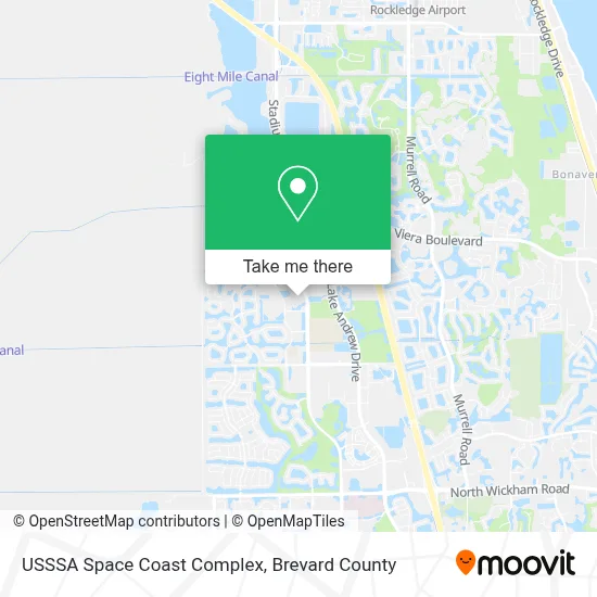 USSSA Space Coast Complex map