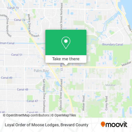 Mapa de Loyal Order of Moose Lodges