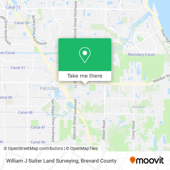 Mapa de William J Suiter Land Surveying