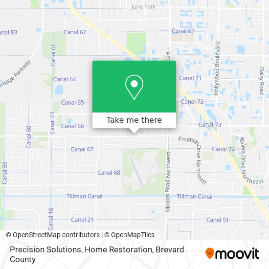Precision Solutions, Home Restoration map