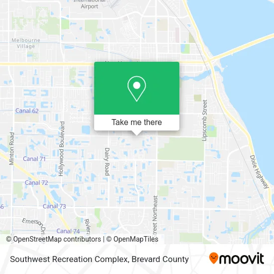 Southwest Recreation Complex map
