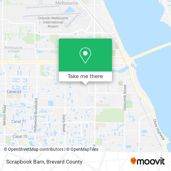 Scrapbook Barn map