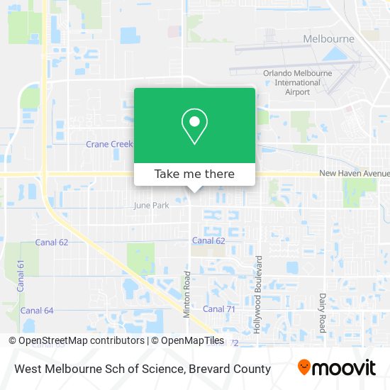 West Melbourne Sch of Science map